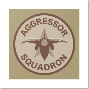 Aggressor Squadron (desert subdued) Posters and Art